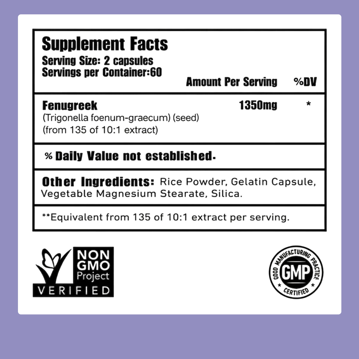 100% Organic Fenugreek